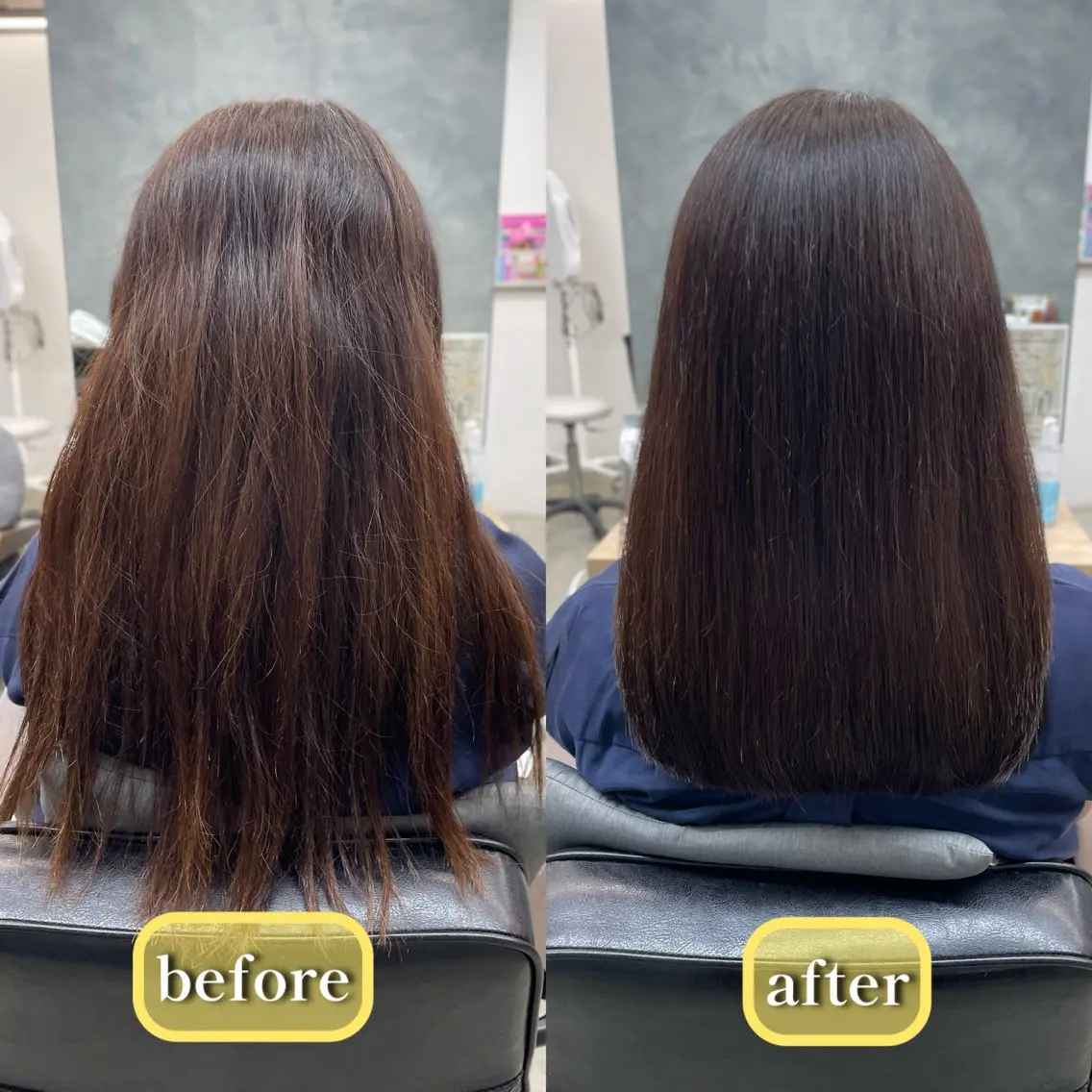 セミロング 顔周りカット レイヤーカット 黒田 優衣のヘアスタイル