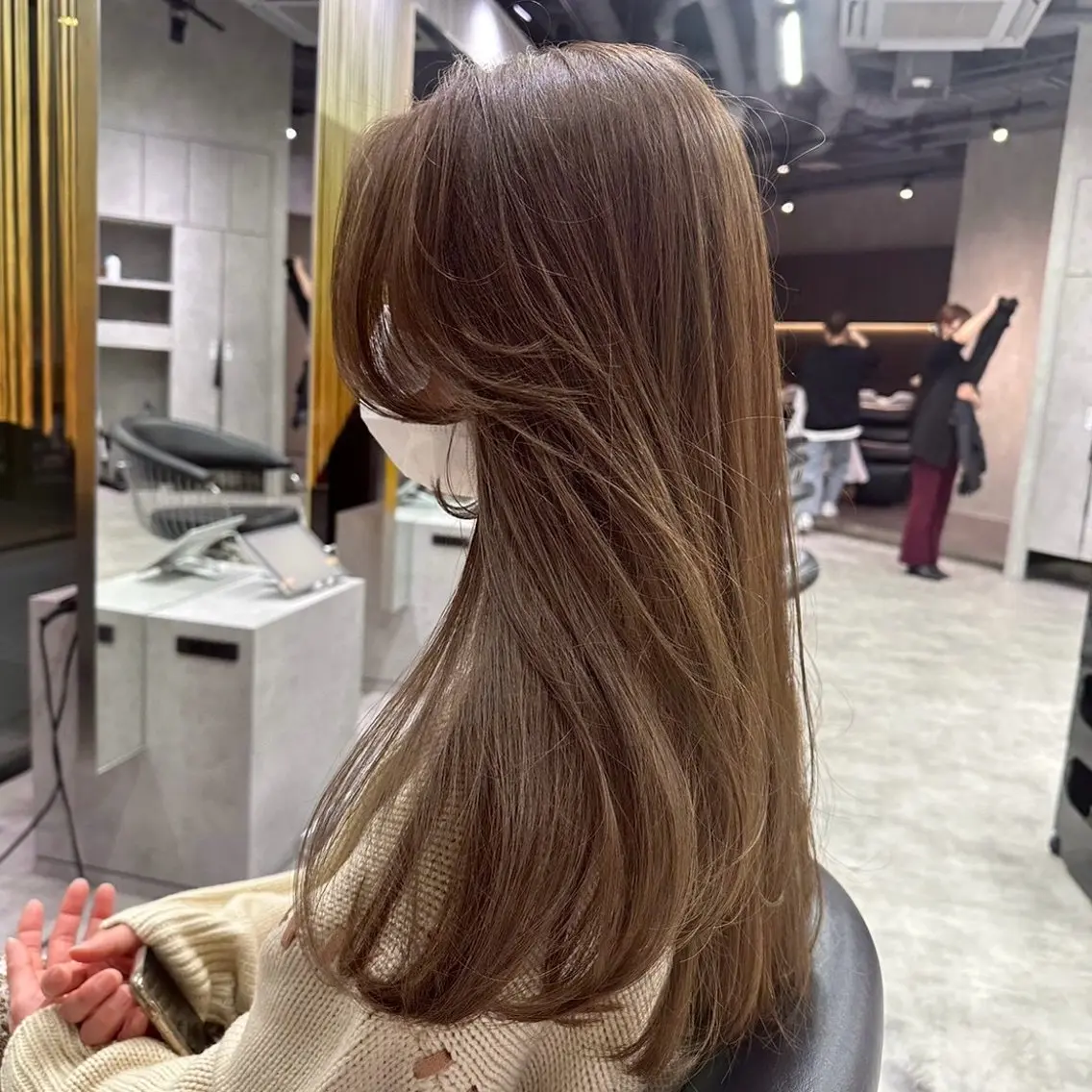 ロング カラー ボブ✂️/艶カラー✨ /チサのヘアスタイル