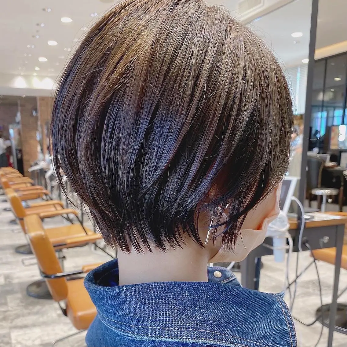 ショート くびれヘア ショートヘア 新宿　ショート・ボブ カットモデル募集のヘアスタイル