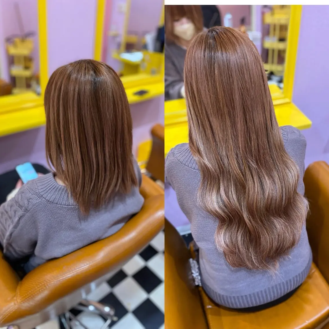 ミディアム エクステ チビ編み込みエクステ どぅ〜す/YUIのヘアスタイル