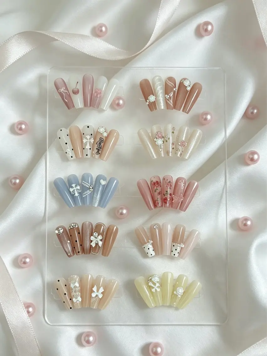 🎀July、【チップ長さ出し】 夏っぽガーリー定額Design 10選¥10980 (オフあり)の写真