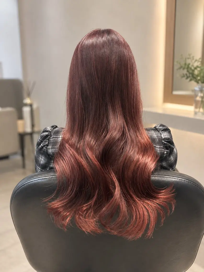 ロング カット ヘアカラー ブリーチカラー/メン ズカットmaiのヘアスタイル