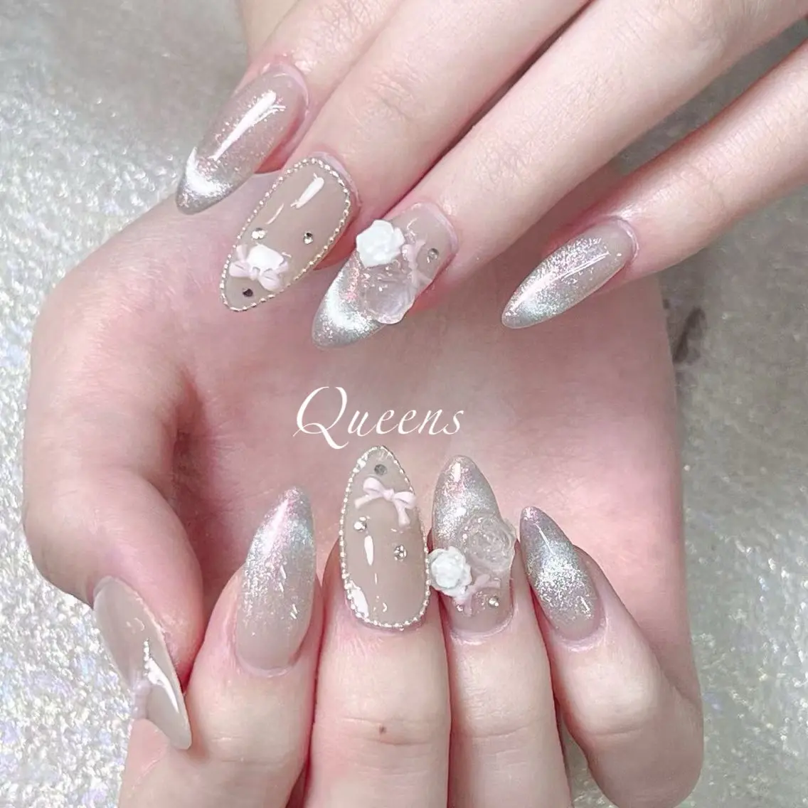 ネイル ハンドネイル Queen's ゆなのネイルデザイン