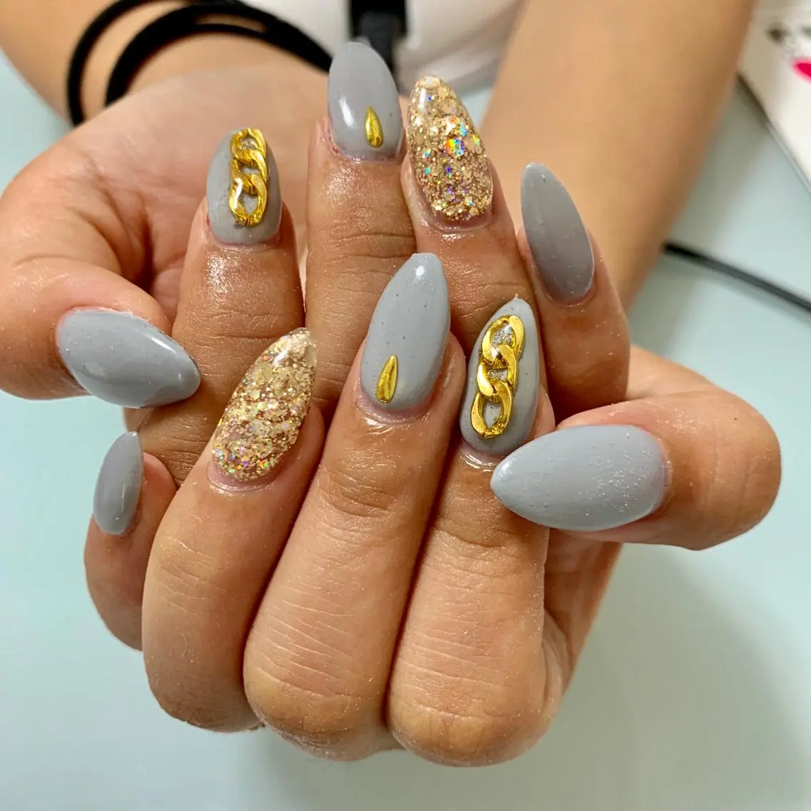 ネイル ハンドネイル 🌙🫧CHARME (RUKA)🦋🫧のネイルデザイン