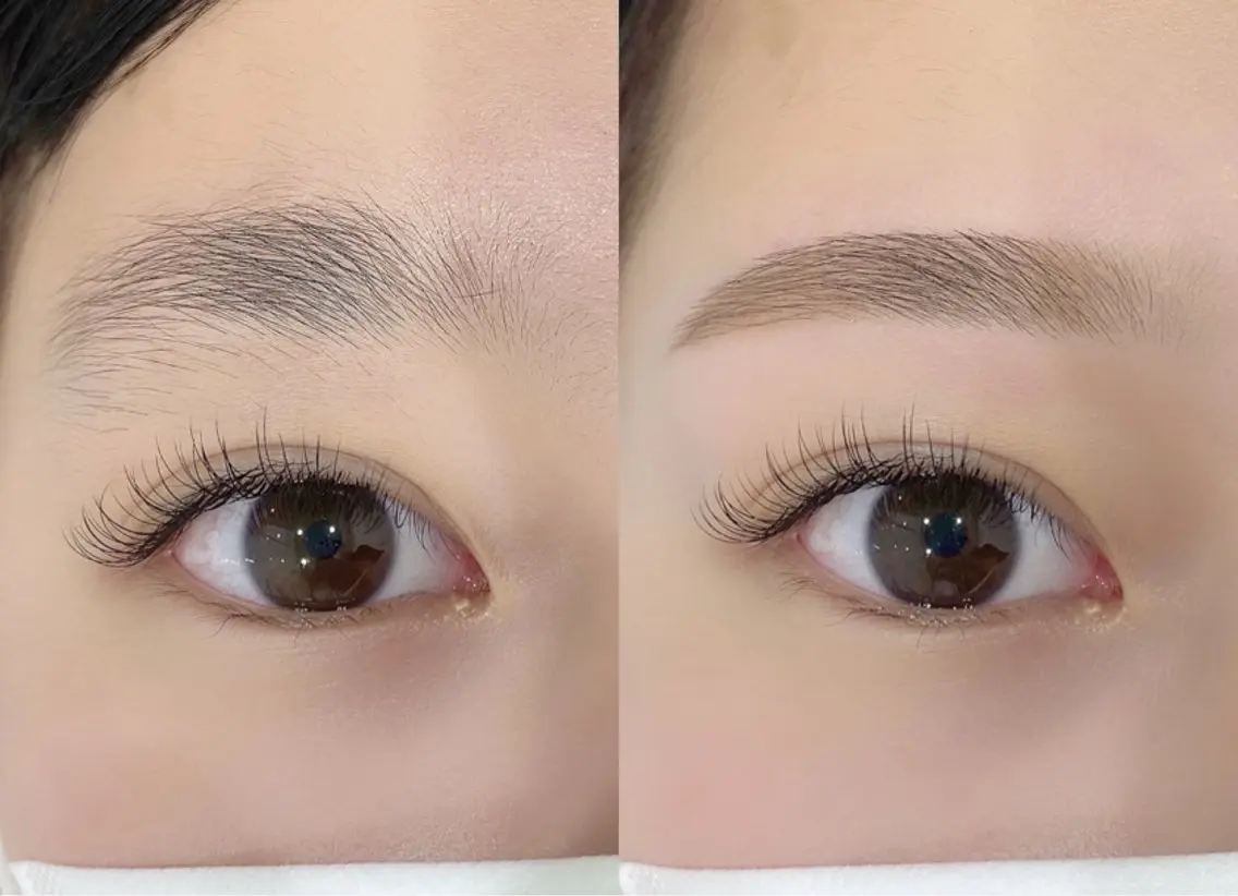 アイブロウ ワックス脱毛 eyelist yuzukiのマツエク・マツパデザイン