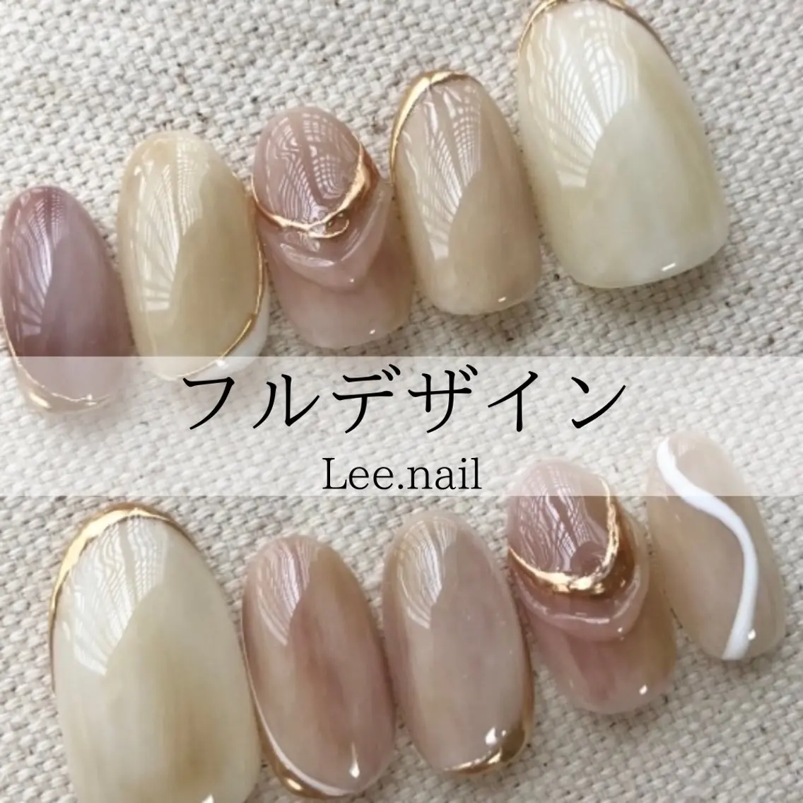 ネイル ハンドネイル shiro ハルカのネイルデザイン