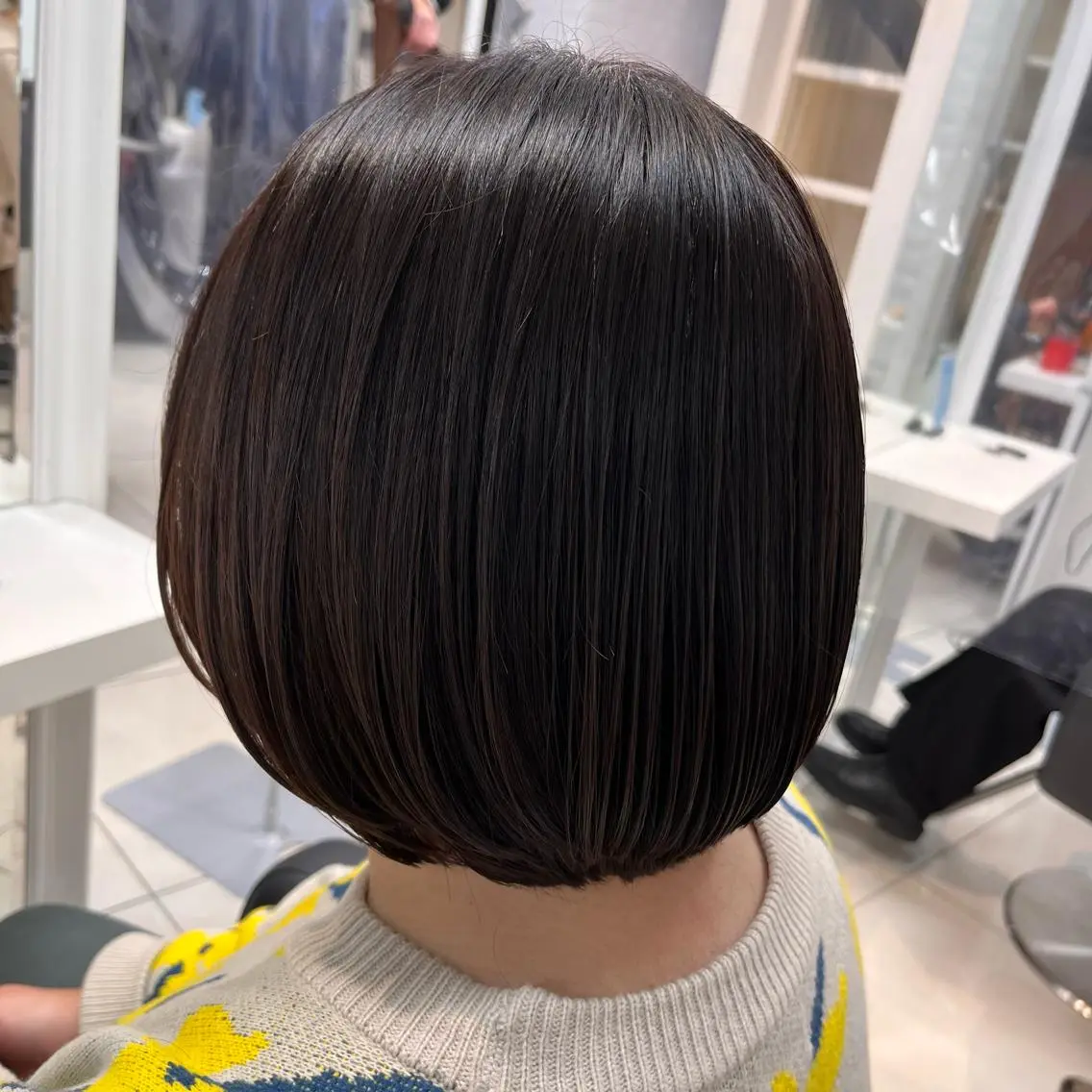 ショート カラー グレージュ イルミナカラー ボブ カット ヘアカラー トリートメント 【メンズ縮毛矯正/ Ryoka】のヘアスタイル