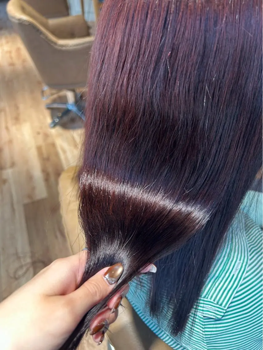 ロング トリートメント 西村 雪菜のヘアスタイル