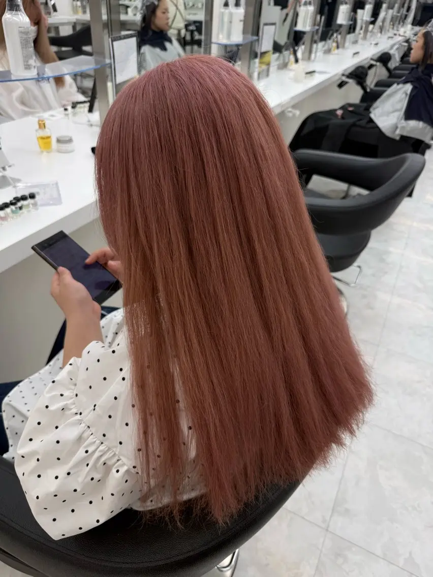 カラー chino /艶カラー🤍のヘアスタイル