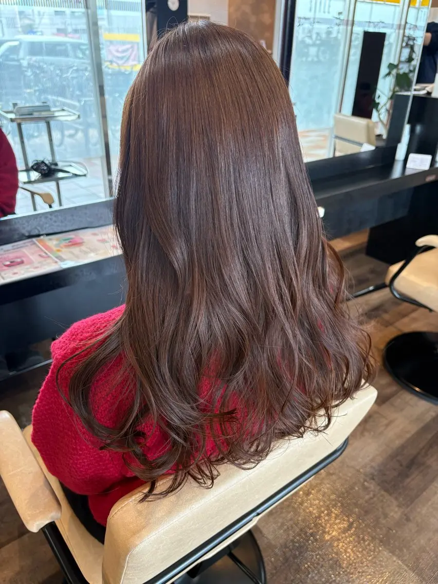 ロング カラー 村上 遼華のヘアスタイル