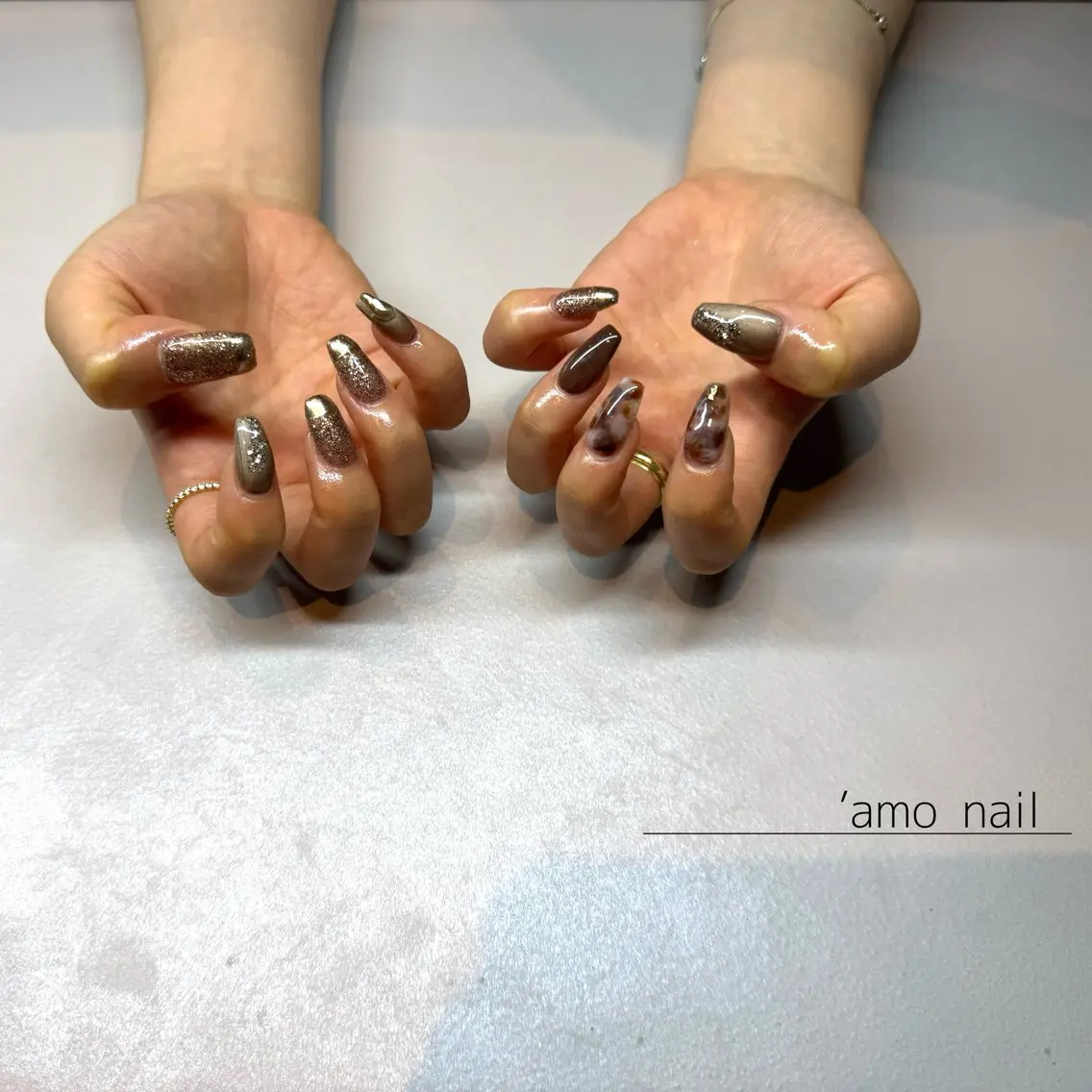 ネイル ニュアンスネイル 'amo nailのネイルデザイン