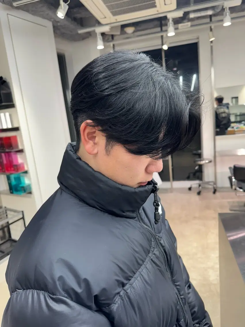 パーマ メンズ メンズパーマ ニュアンスパーマ カット パーマ fifth天神/末廣 和也のヘアスタイル