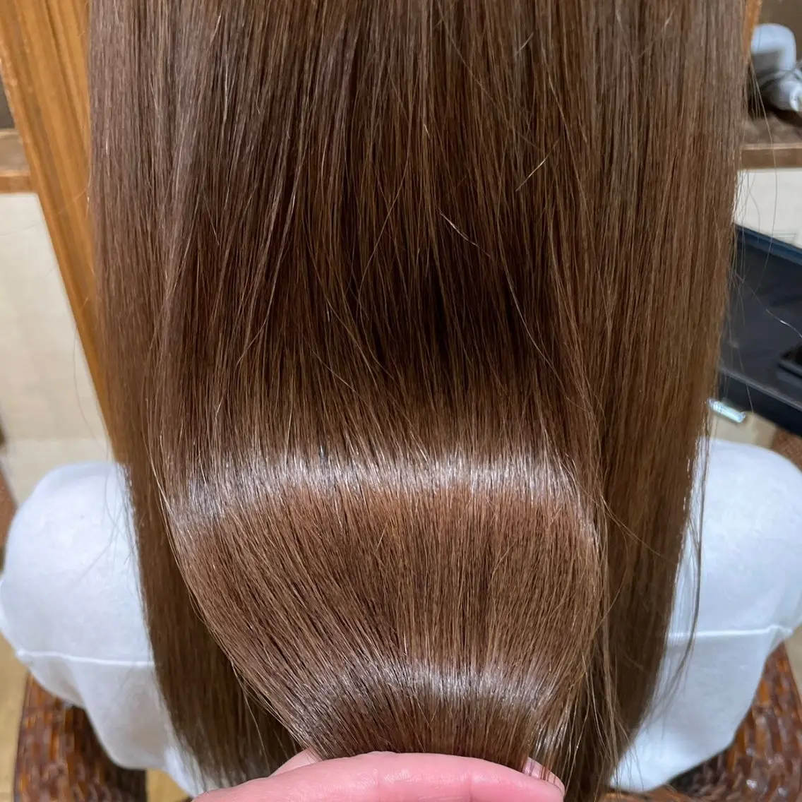 セミロング カラー パーマ 髪質改善縮毛矯正 美容師✂️山崎竜二のヘアスタイル