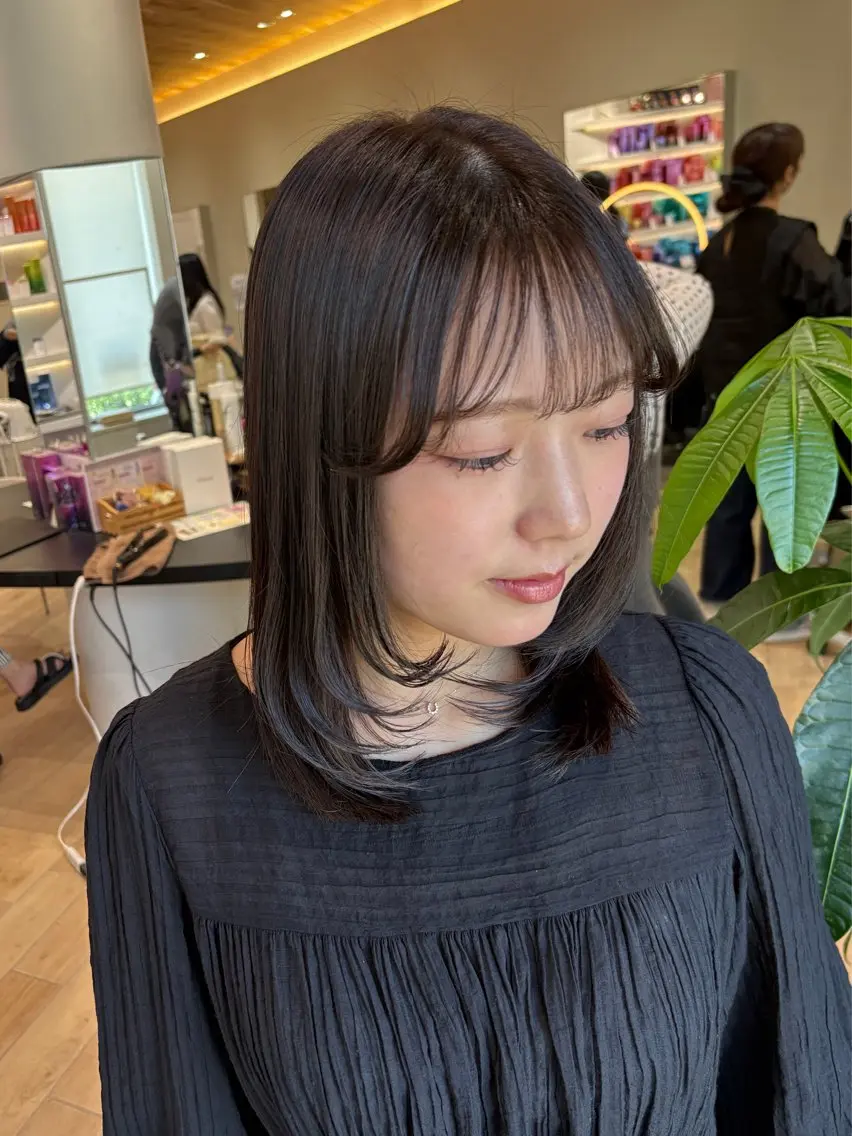 ミディアム レイヤー/ハイライト /🩶HINAのヘアスタイル
