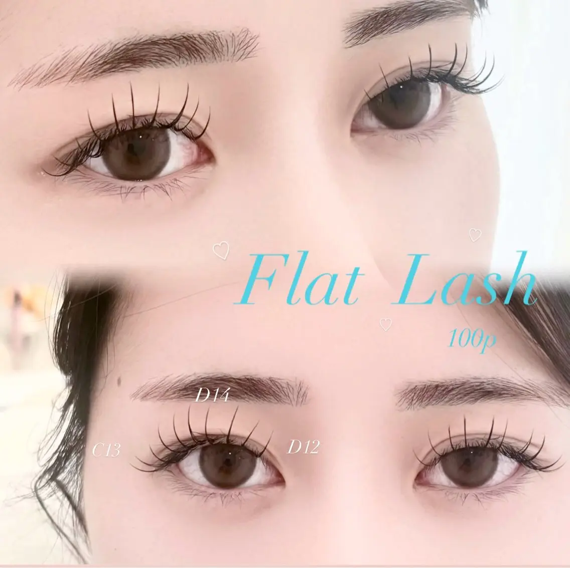 【7/17 ~ 7/31限定!】Flat Lash🎀 マツエクモデル募集中✨️100本❕の写真