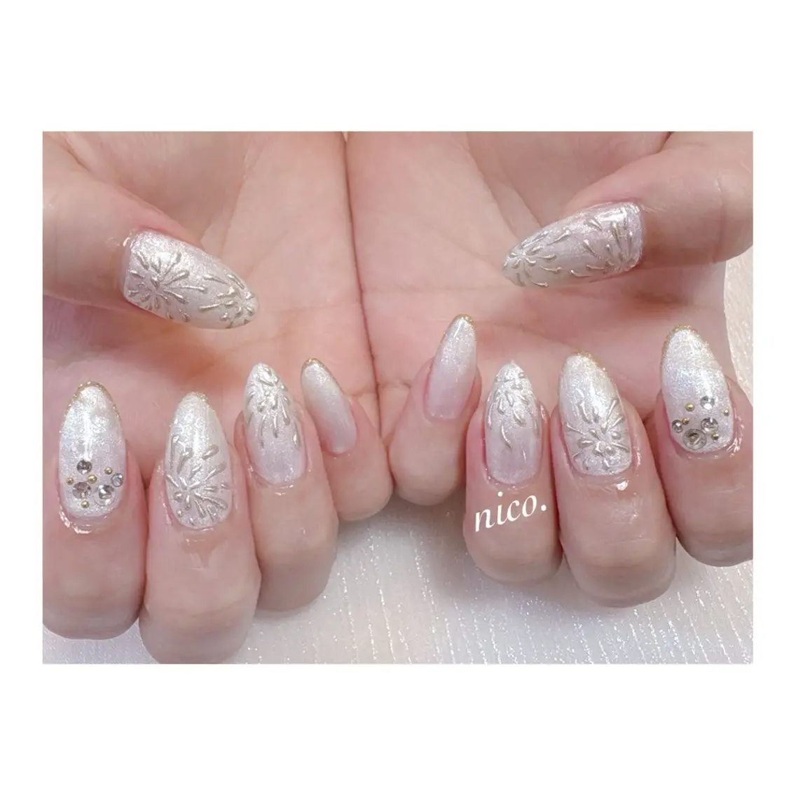 ネイル ハンドネイル フットネイル nailsalon nico.のネイルデザイン
