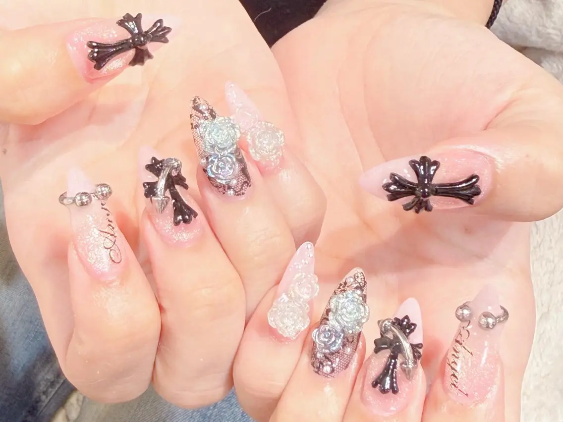 メンズ ネイル メンズ韓国風 アートネイル オーロラネイル チークネイル 長さ出し ハンドネイル NEW NAIL 池袋のネイルデザイン