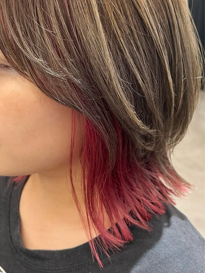 ショート カット ヘアカラー トリートメント TIES/艶髪/透明 感カラー🌷トーコのヘアスタイル
