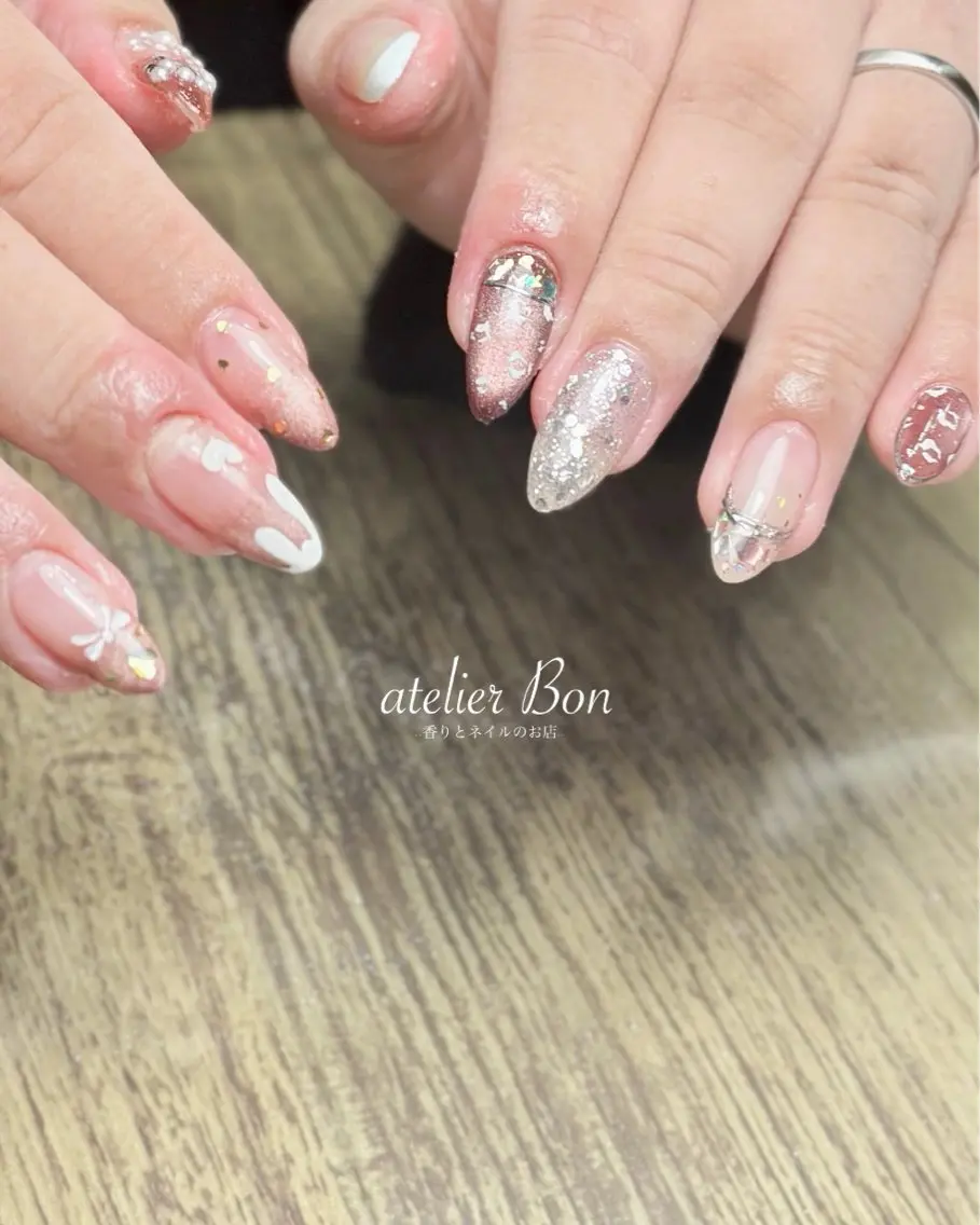 ネイル ハンドネイル atelierBon 🌿REIのネイルデザイン