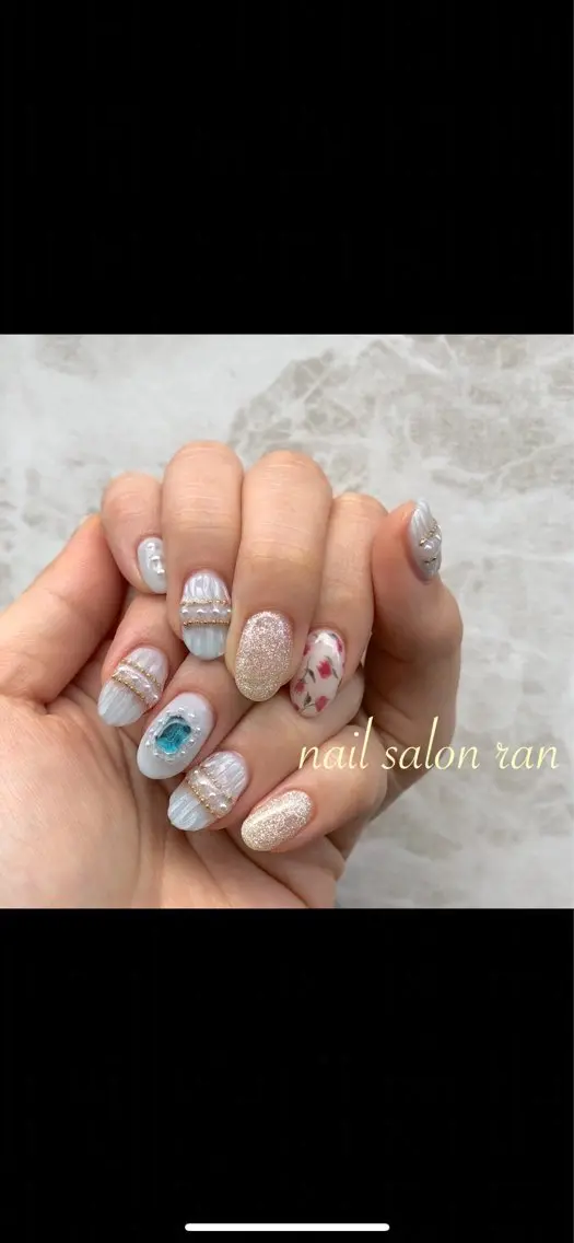 ネイル ハンドネイル ハンドケア nailsalon ranのネイルデザイン