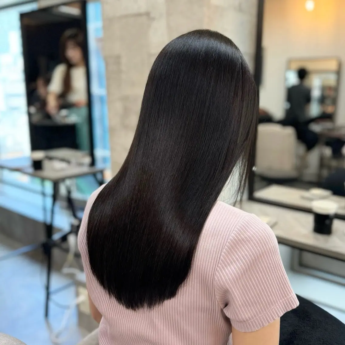 ロング 髪質改善🖤美髪矯正 ⁡   エリナのヘアスタイル