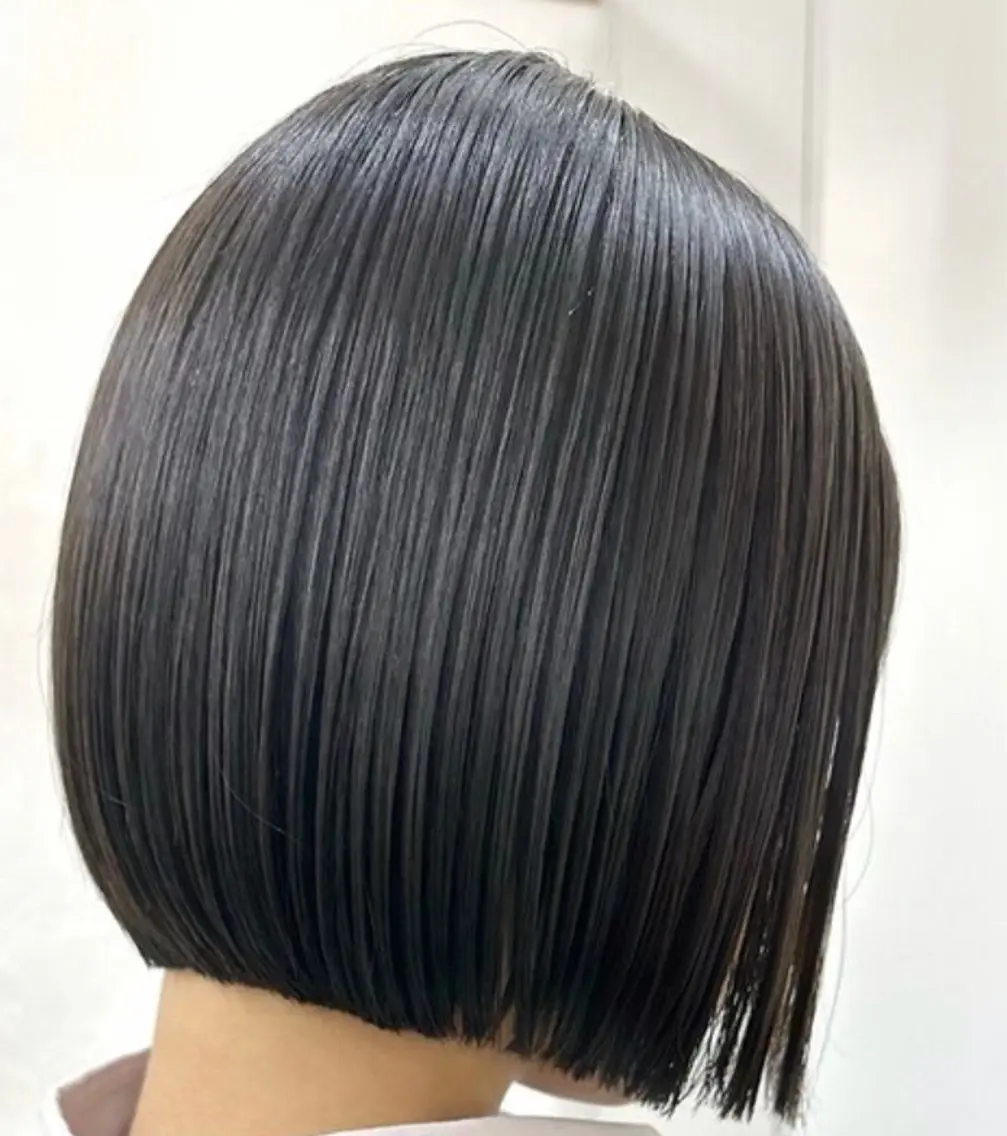 ショート 縮毛矯正 縮毛矯正 華Hanaプロカラー ヘアカラー専門店のヘアスタイル