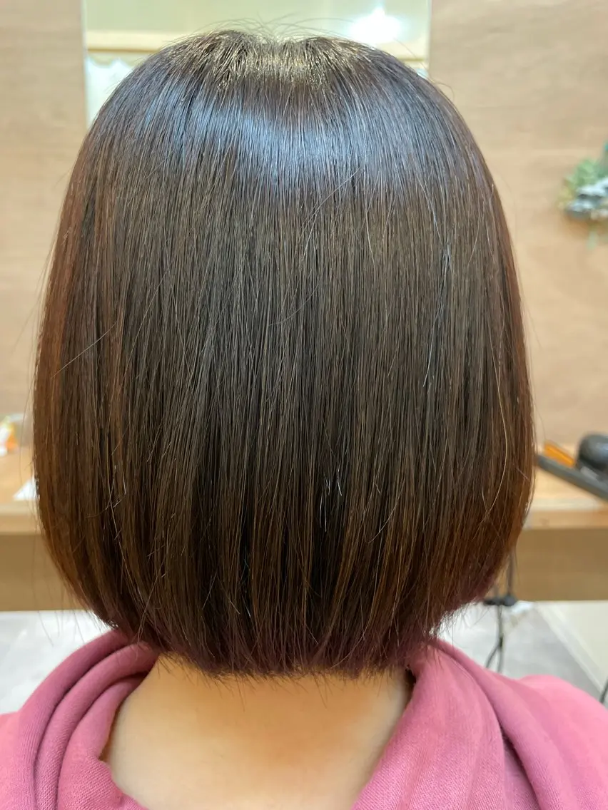 ショート Hairate坂戸 キシダ／透明感カラーのヘアスタイル