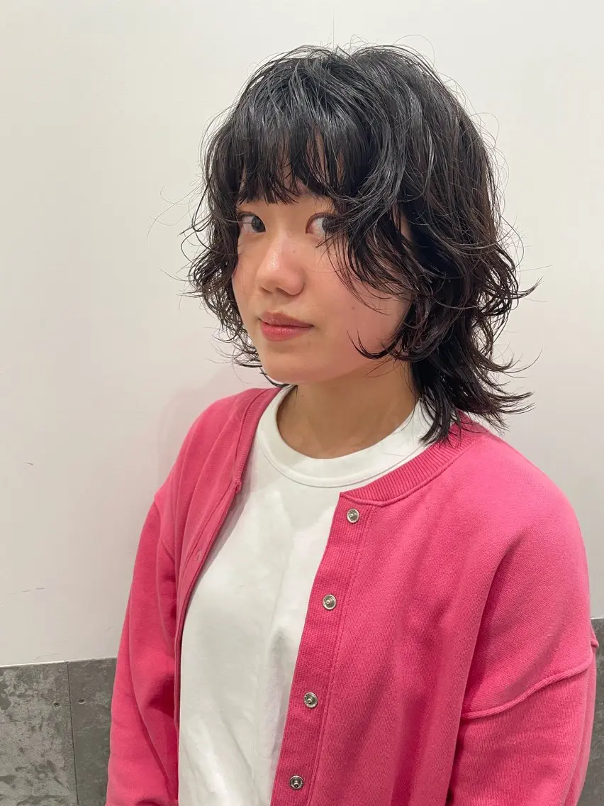 ショート パーマ カット パーマ トリートメント センスをお届けします 大谷将生infpのヘアスタイル