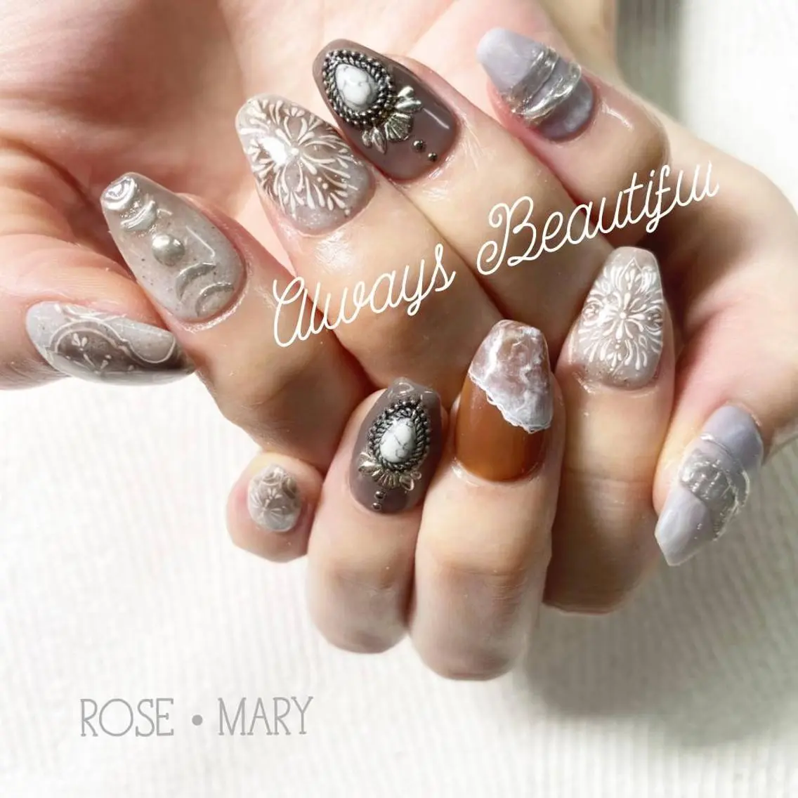 ネイル ハンドネイル ROSE・MARY 木村のネイルデザイン