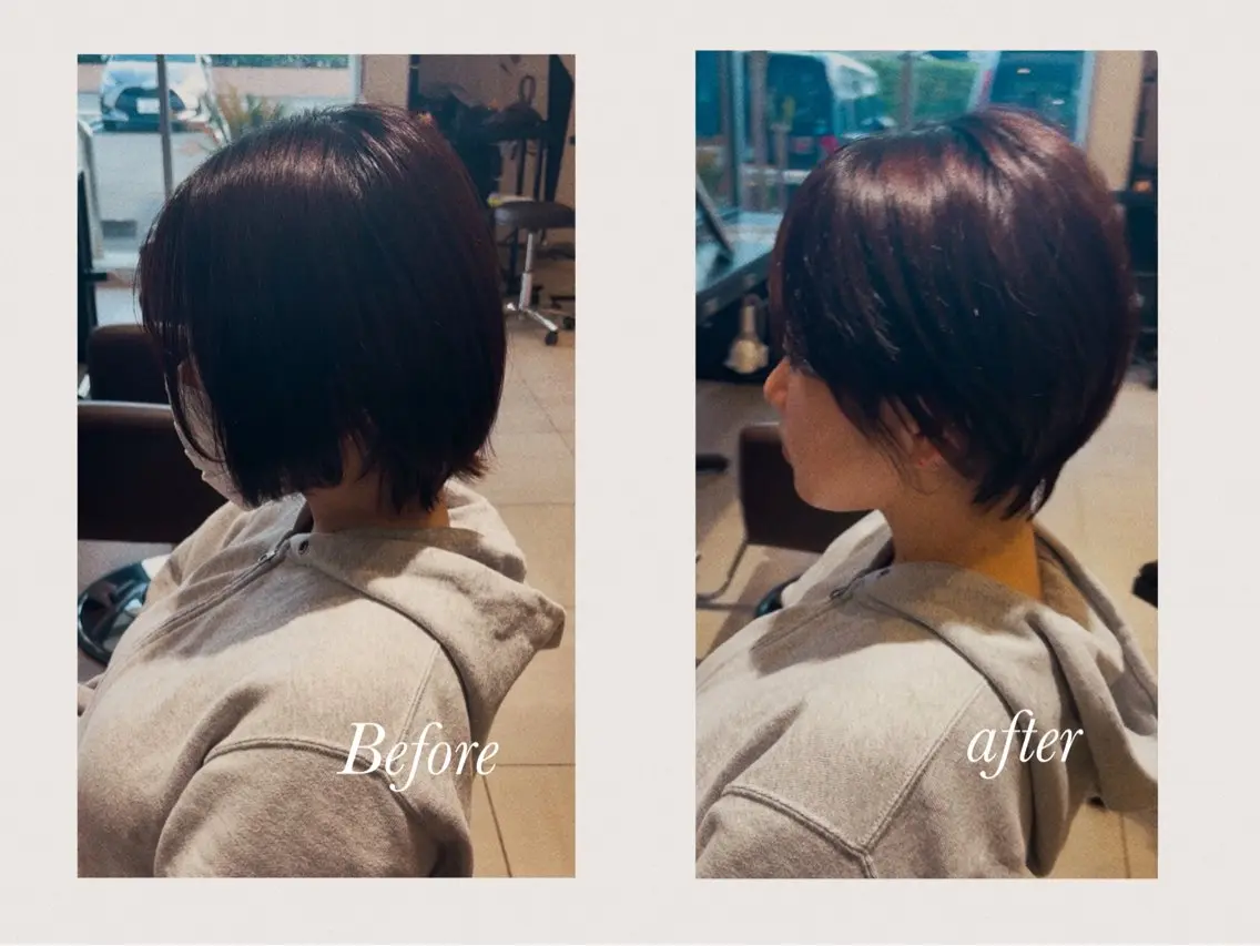 ショート ショートヘア 山田 みかのヘアスタイル