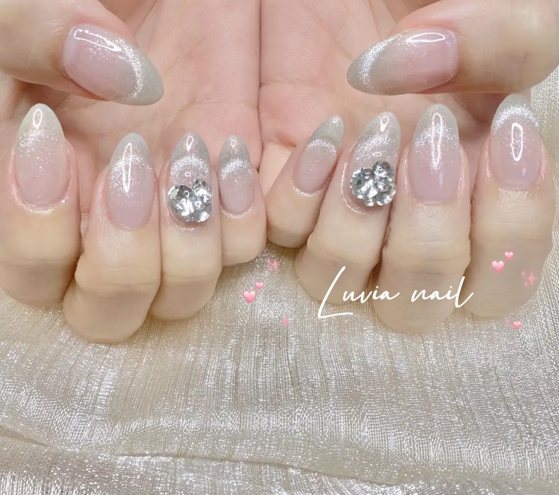 【Newopen限定・オフ付き】チークマグネットフレンチ+パーツ2個✨の写真