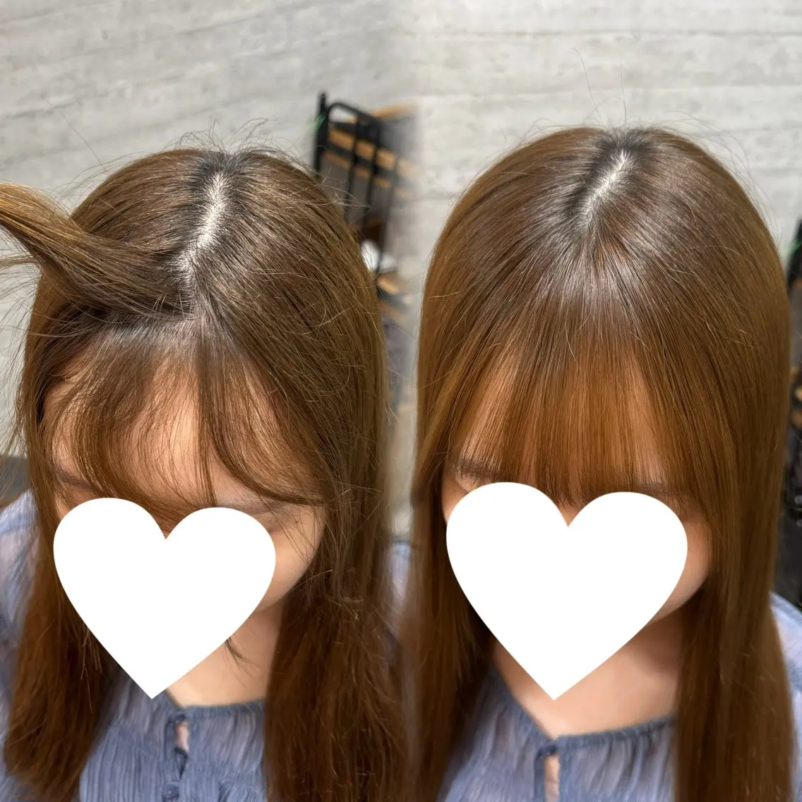 ロング カット 縮毛矯正 トリートメント 9月から綾瀬/ 内田志乃のヘアスタイル