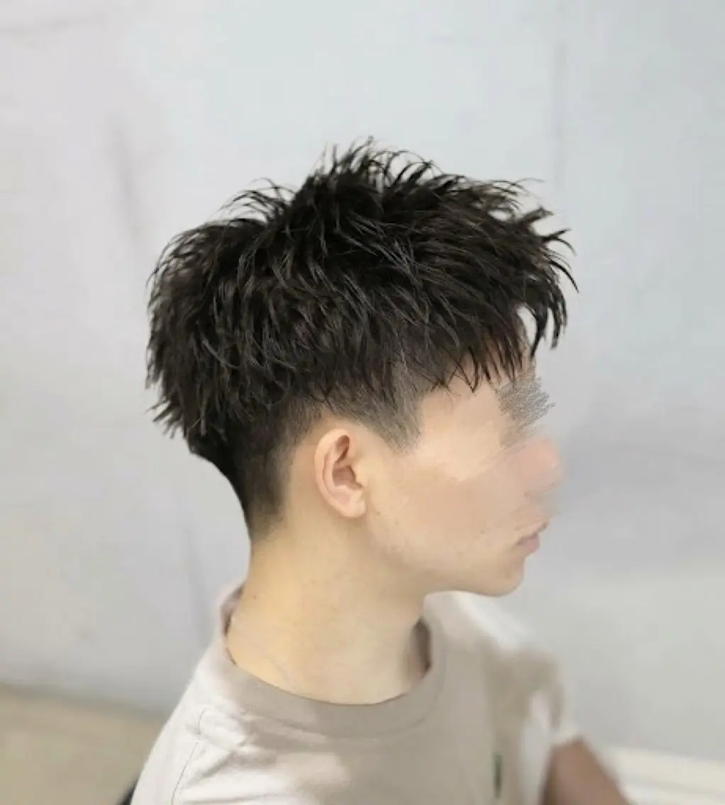 ショート メンズ カット ミドウチ アヤカのヘアスタイル