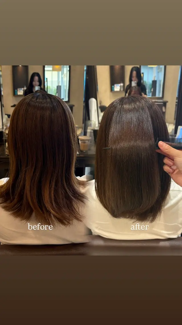 カラー 宮下 紗歩のヘアスタイル