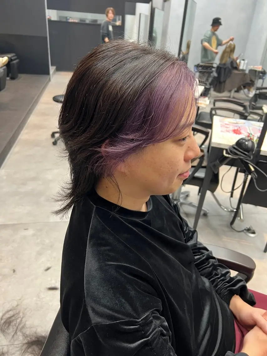 カラー メンズ ミストバング  フェイスフレーミング 🐬Lala 🐬のヘアスタイル