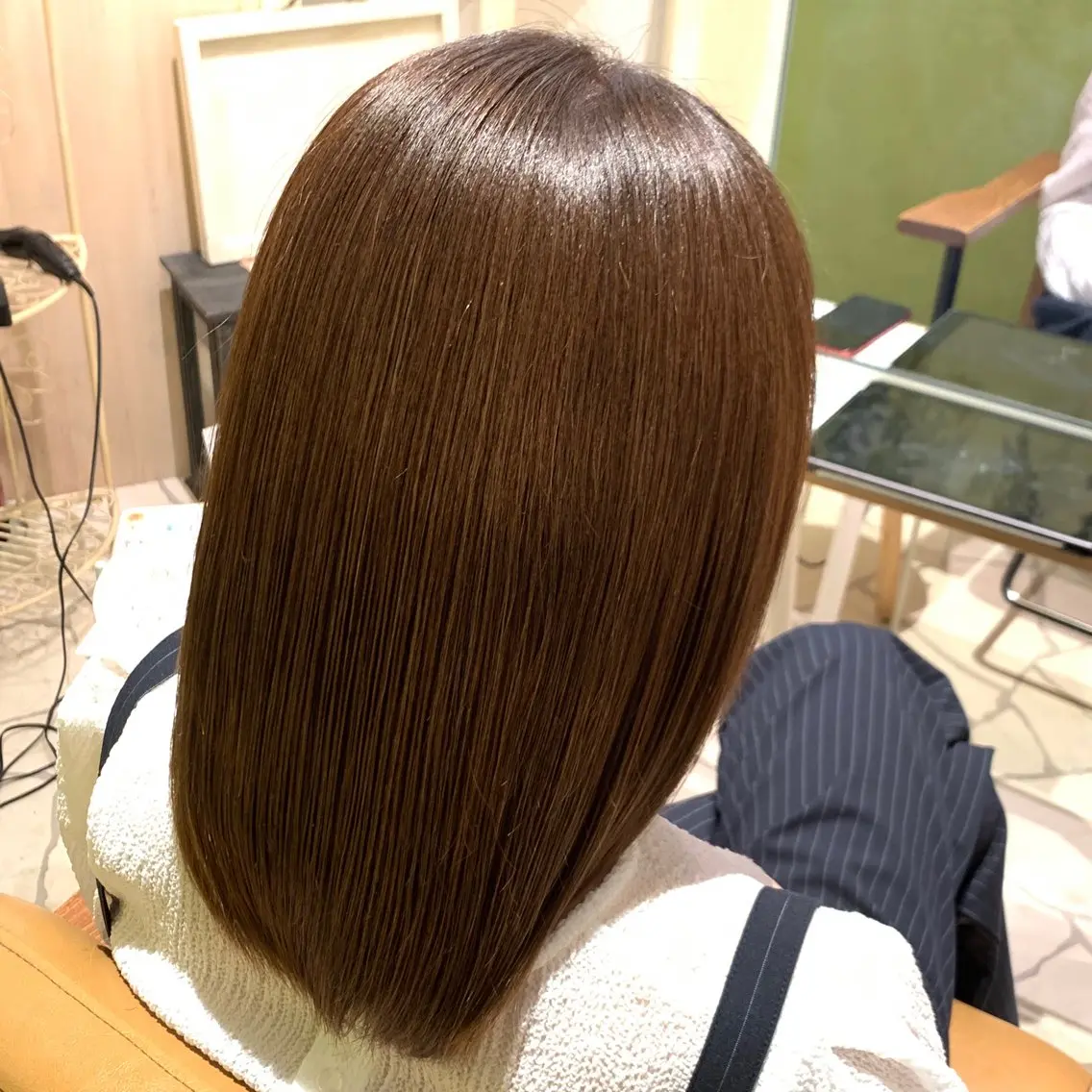 ミディアム カラー ケアカラー ヘアカラー トリートメント ヘッドスパ ハイトーンカラー/ ケアブリーチ🎀あやのヘアスタイル