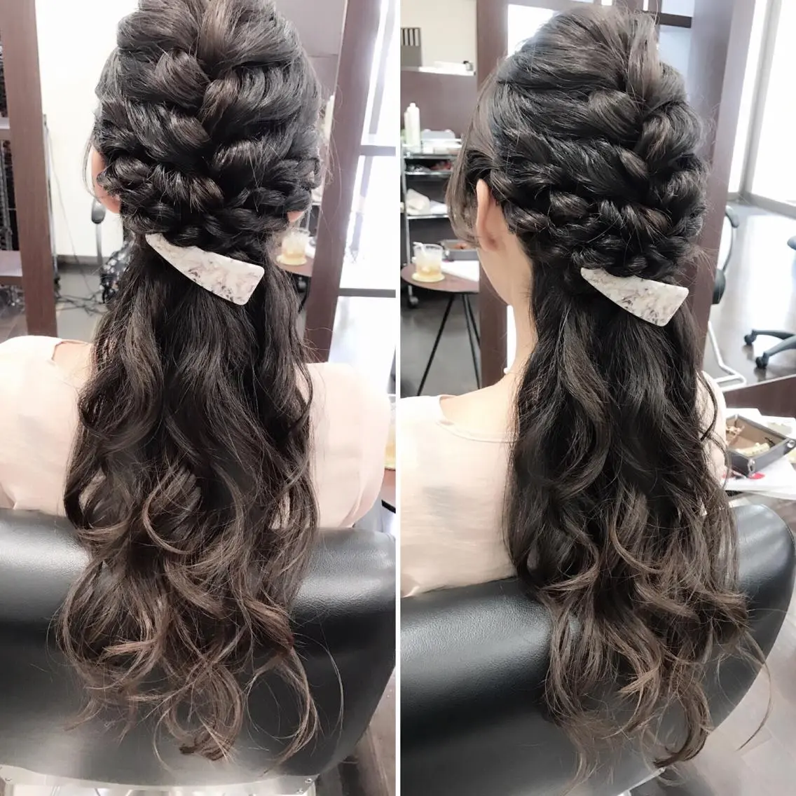 ロング ヘアアレンジ 沢田 瞳のヘアスタイル