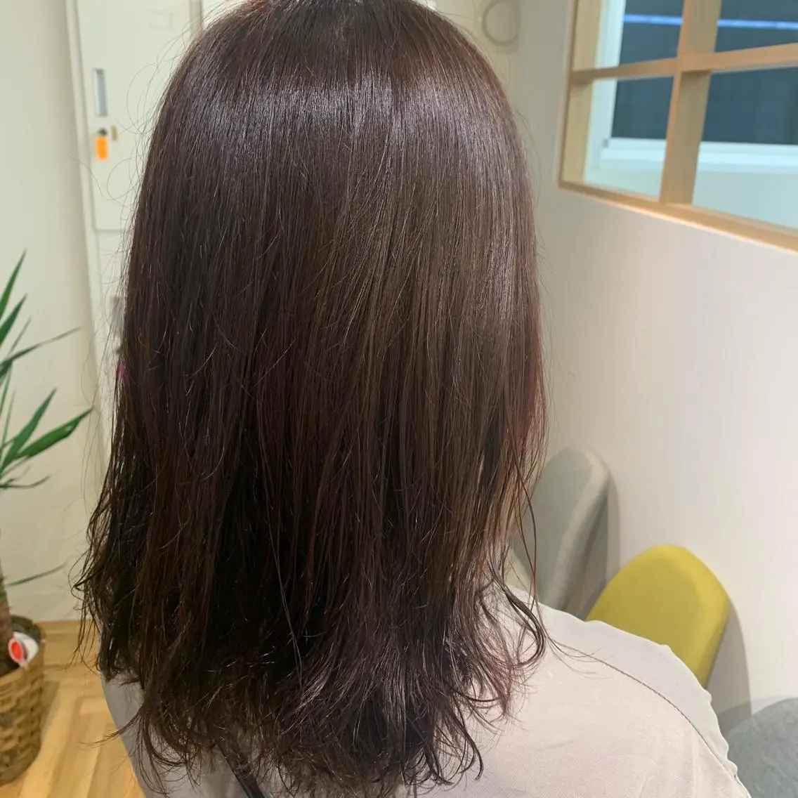 カラー ブラウンカラー ピンクカラー 齊藤 来美のヘアスタイル