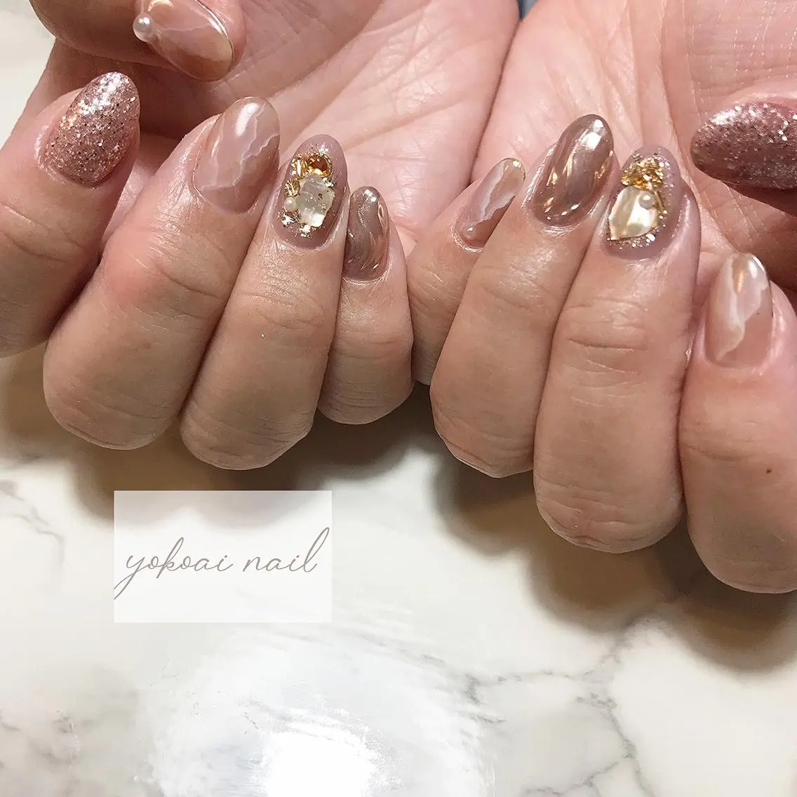 ネイル ニュアンスネイル yokoai nailのネイルデザイン