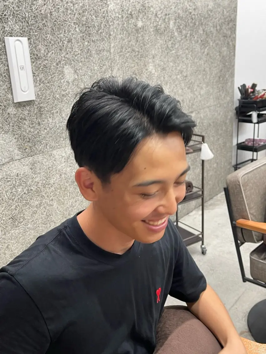 ショート メンズ カット かめい りなのヘアスタイル