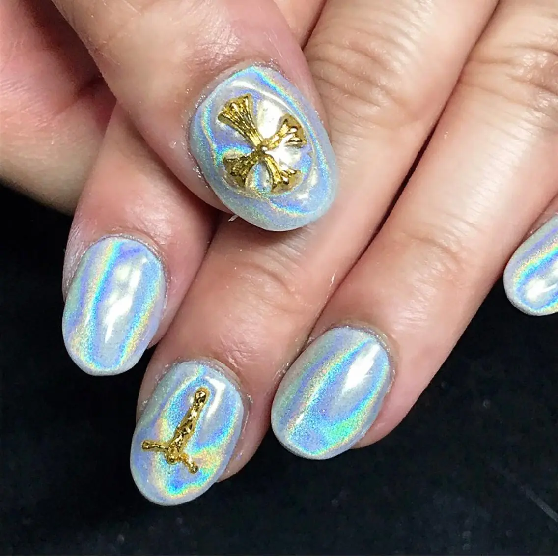 ネイル 渋谷/チップ長さ出し 👑アプレgel-xのネイルデザイン