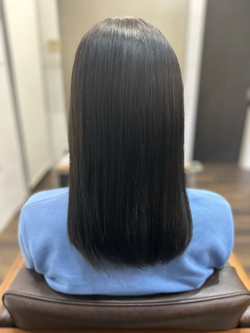 ミディアム ヘアカラー ヘッドスパ フルヤ タクミのヘアスタイル