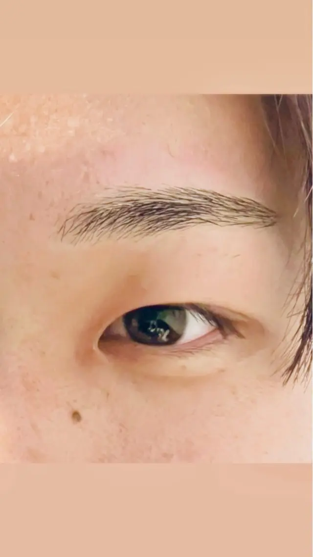 アイブロウ 眉毛ワックス脱毛 ワックス脱毛 カラー𐙚眉毛モデル 蒲生四丁目❁下道彩咲のヘアスタイル