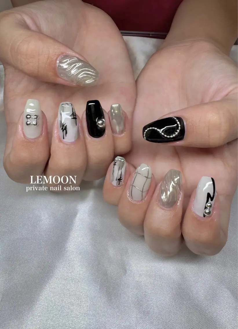 ネイル フットネイル nail salon LEMOONのネイルデザイン