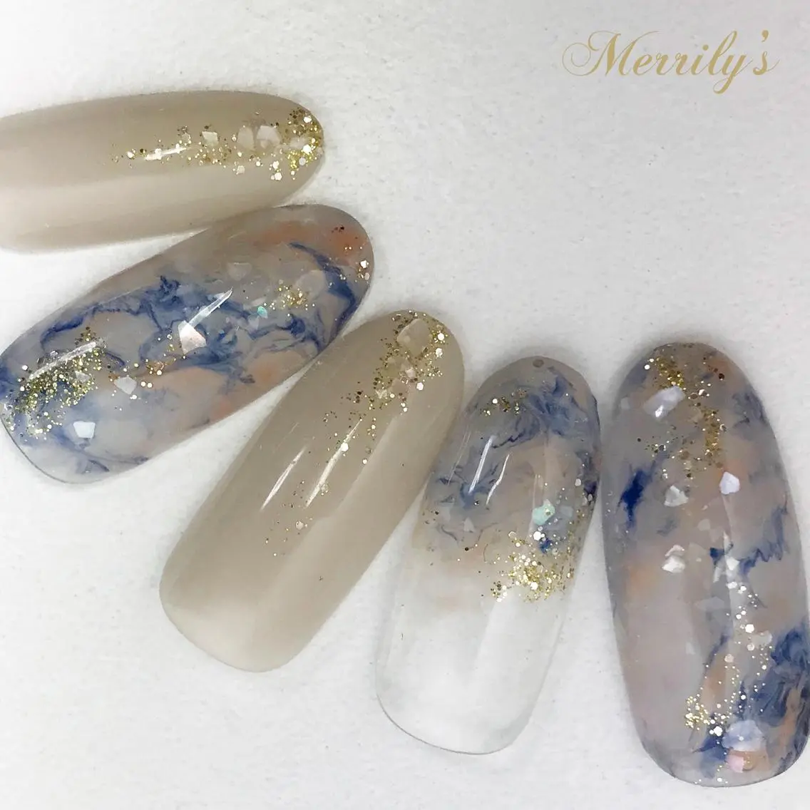 ネイル Merrily's Hagi Minaのネイルデザイン