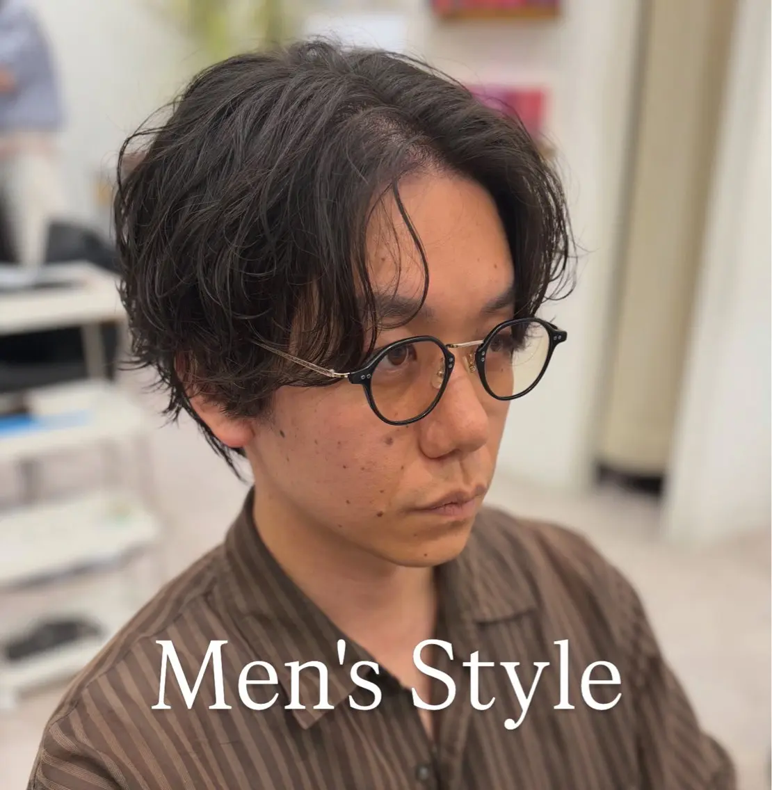 ショート パーマ メンズ 森 勇介のヘアスタイル