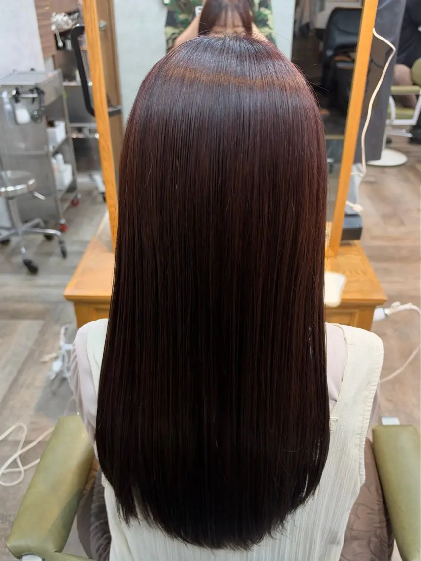 ロング カラー ヘアカラー 鈴木 莉緒のヘアスタイル