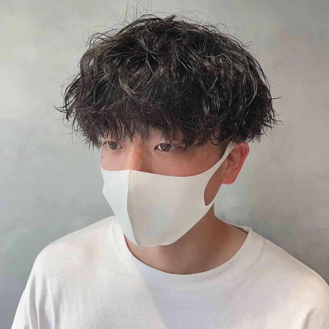 ミディアム ミディアムパーマ カット パーマ ALLYS 中島史優のヘアスタイル