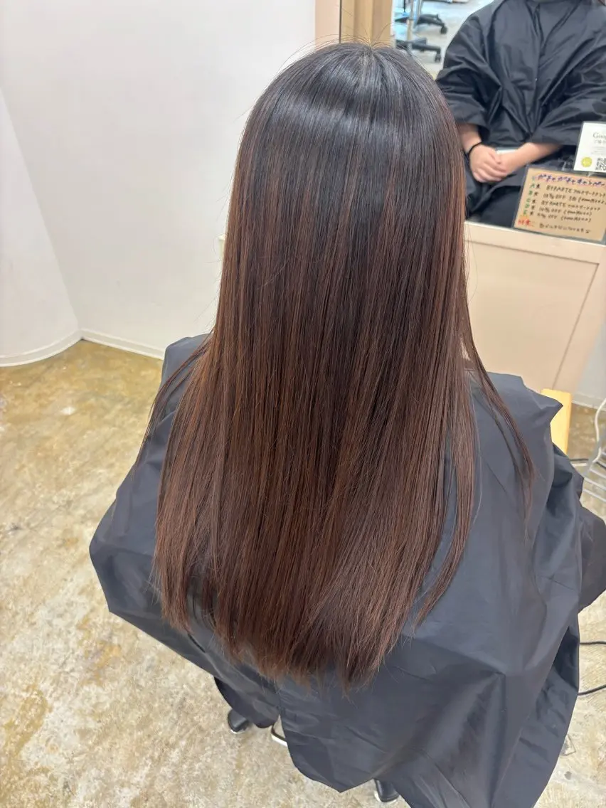 ロング 縮毛矯正 Asuka /SOYON難波のヘアスタイル
