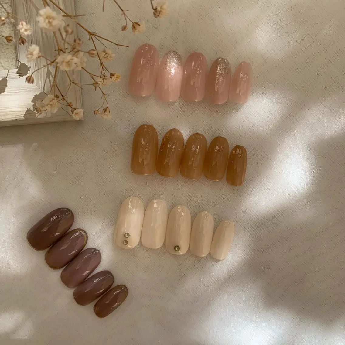 【hand】シンプルcourse(sampleの中からお選び下さい。カラー変更可能です)【ケア・オフ込み】の写真